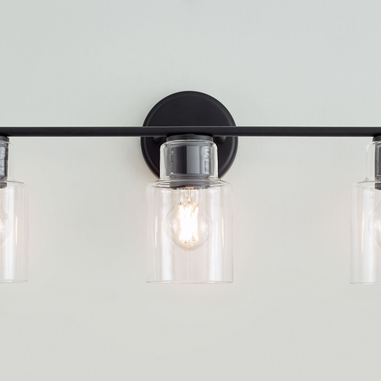Sayward 3-Light Bath Sconce | Midnight Black Bulb(s) Not Included