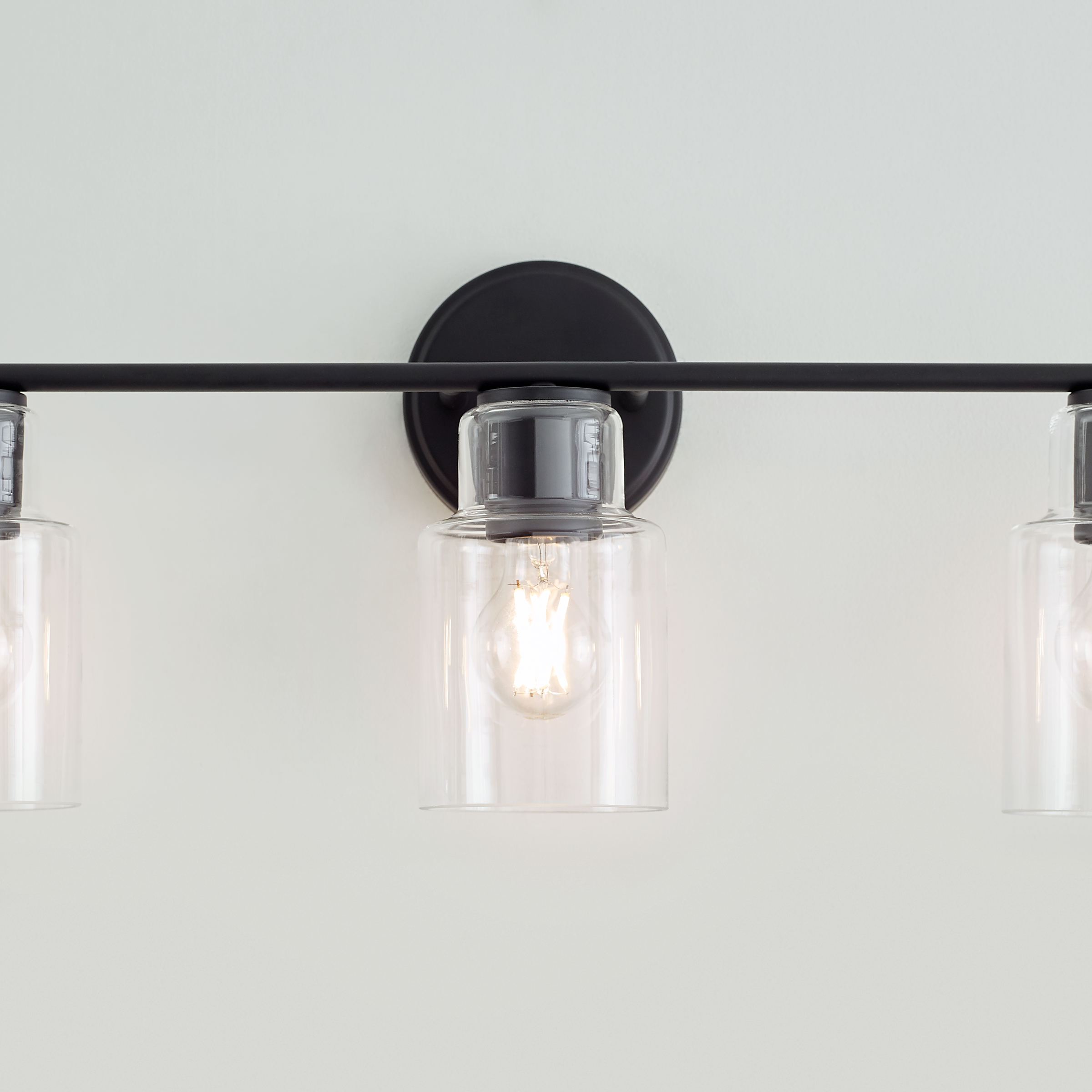 Sayward 3-Light Bath Sconce | Midnight Black Bulb(s) Not Included