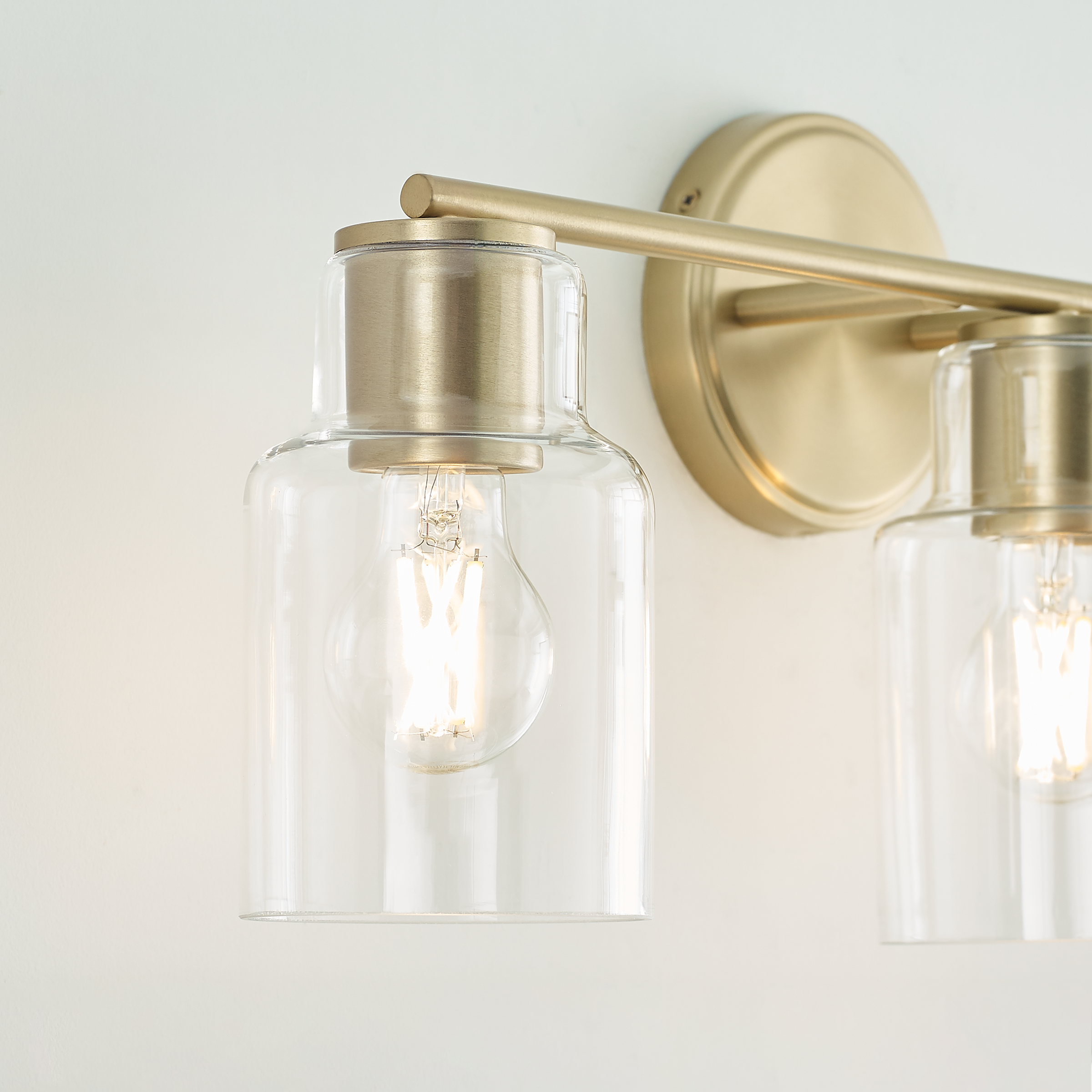 Sayward 3-Light Bath Sconce | Satin Brass Bulb(s) Not Included