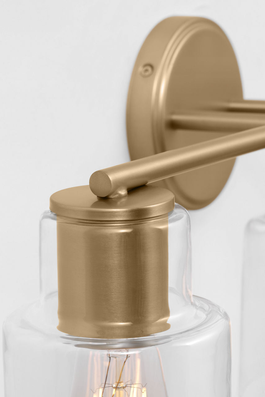 Sayward 3-Light Bath Sconce | Satin Brass Bulb(s) Not Included