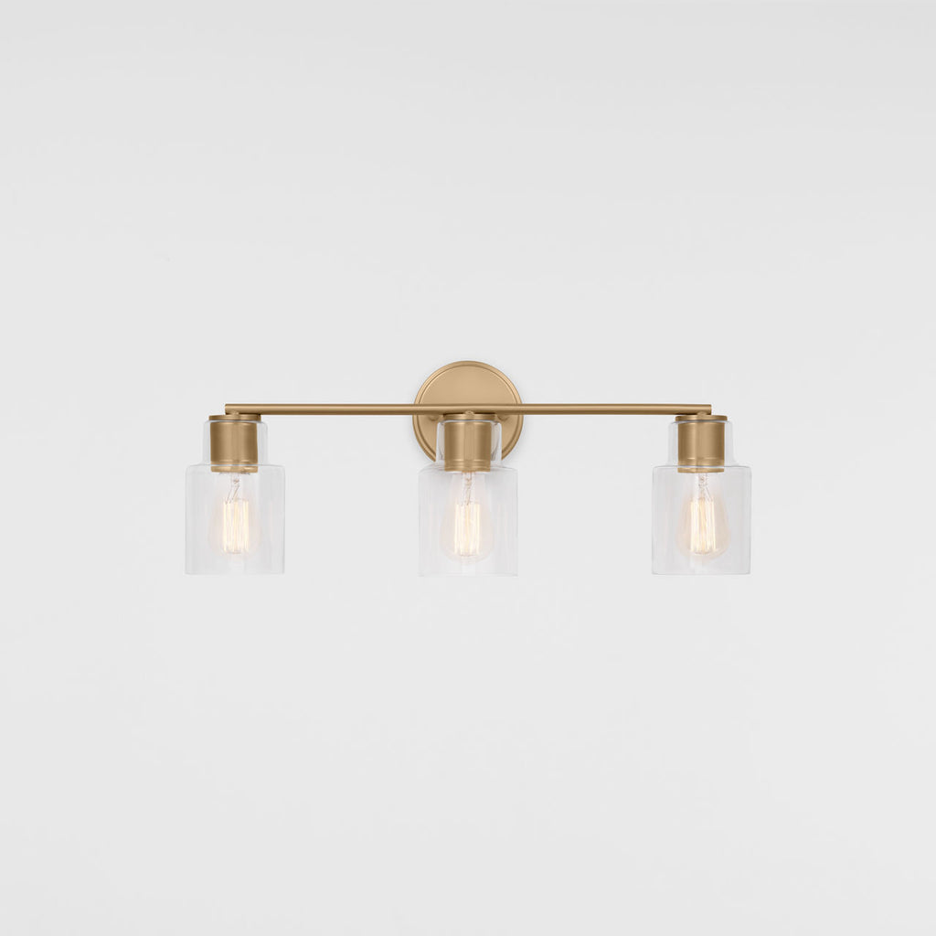 Sayward 3-Light Bath Sconce | Satin Brass Bulb(s) Not Included