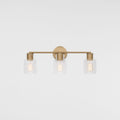 Sayward 3-Light Bath Sconce | Satin Brass Bulb(s) Included