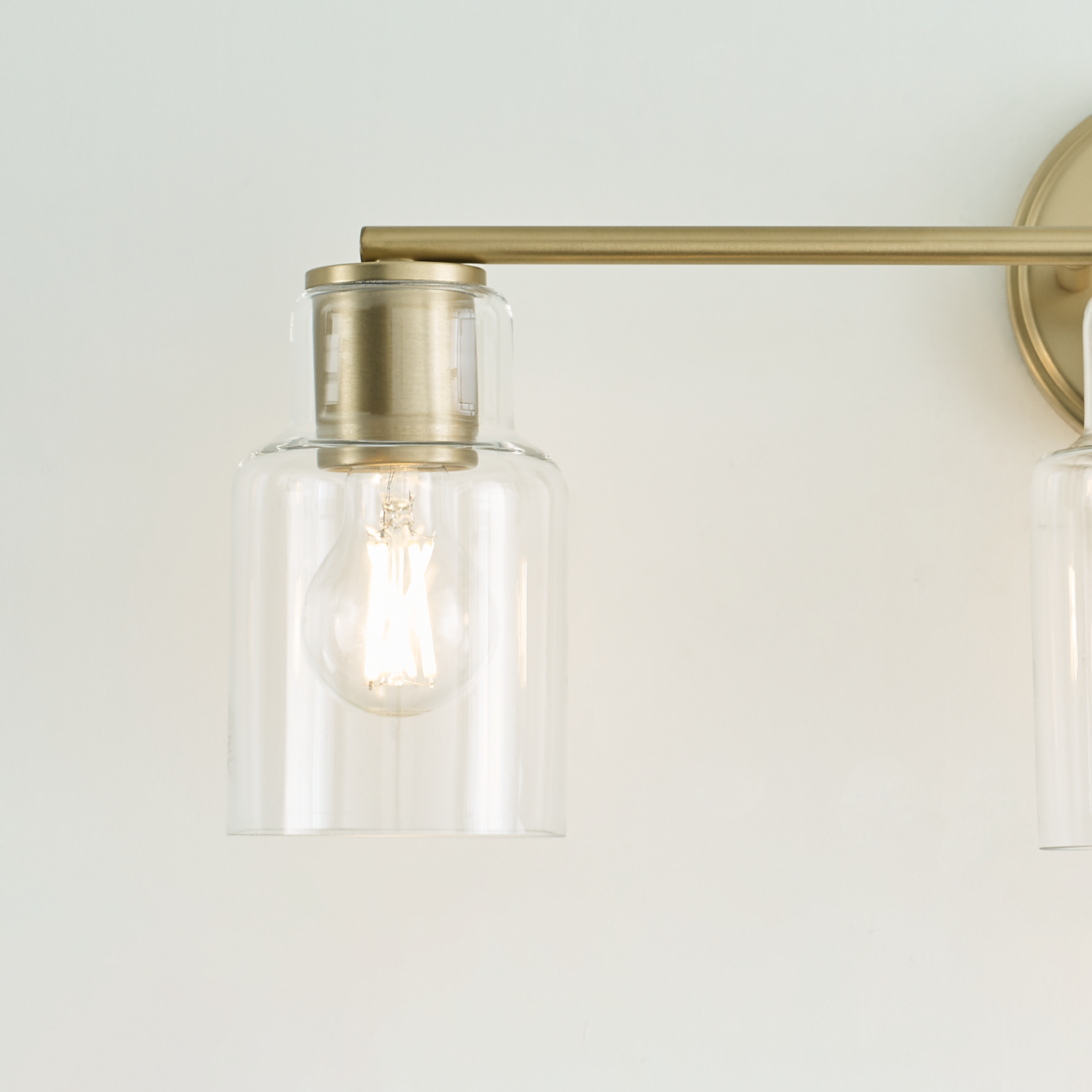 Sayward 3-Light Bath Sconce | Satin Brass Bulb(s) Not Included