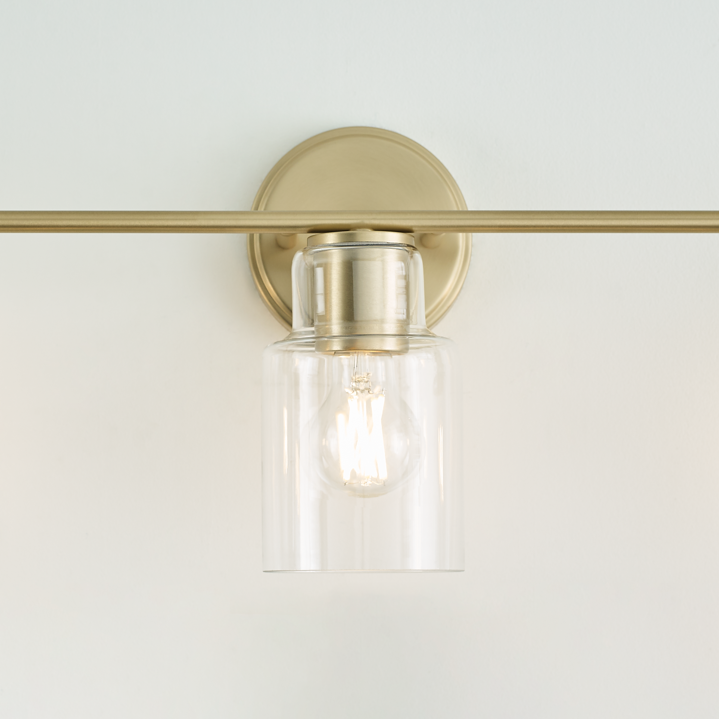 Sayward 3-Light Bath Sconce | Satin Brass Bulb(s) Not Included