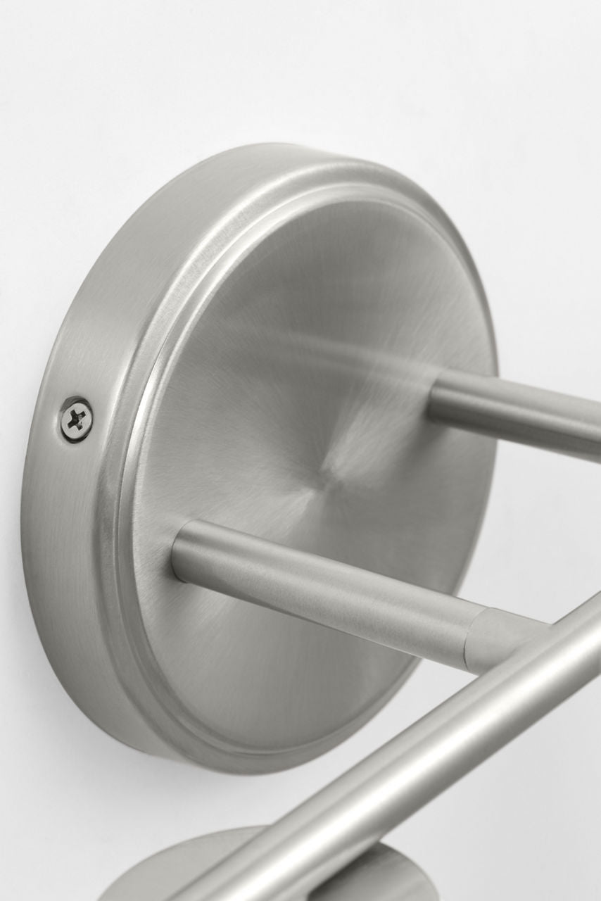 Sayward 4-Light Bath Sconce | Brushed Steel Bulb(s) Not Included
