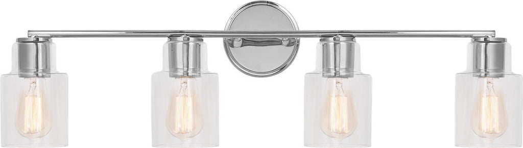 Sayward 4-Light Bath Sconce | Chrome Bulb(s) Not Included