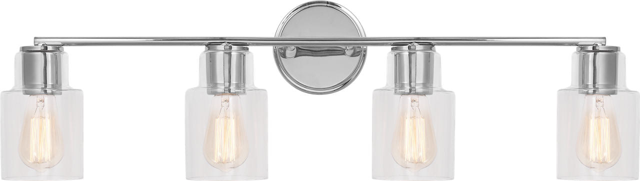 Sayward 4-Light Bath Sconce | Chrome Bulb(s) Not Included