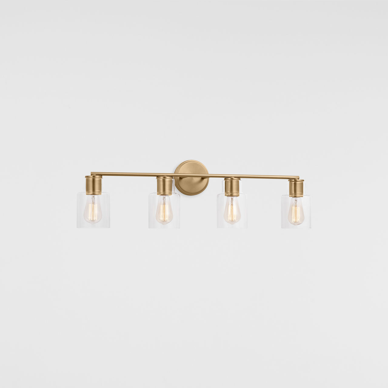 Sayward 4-Light Bath Sconce | Satin Brass Bulb(s) Not Included