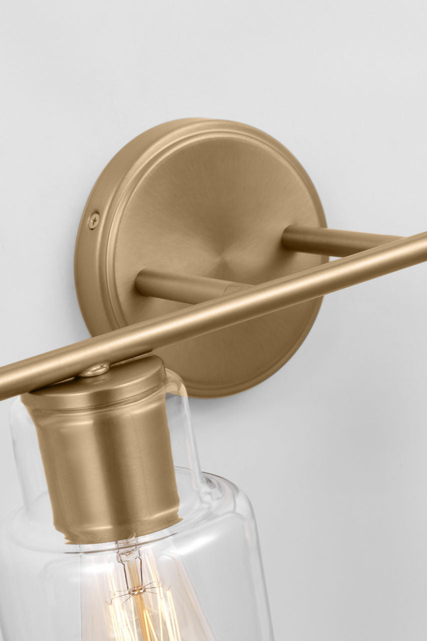 Sayward 4-Light Bath Sconce | Satin Brass Bulb(s) Not Included