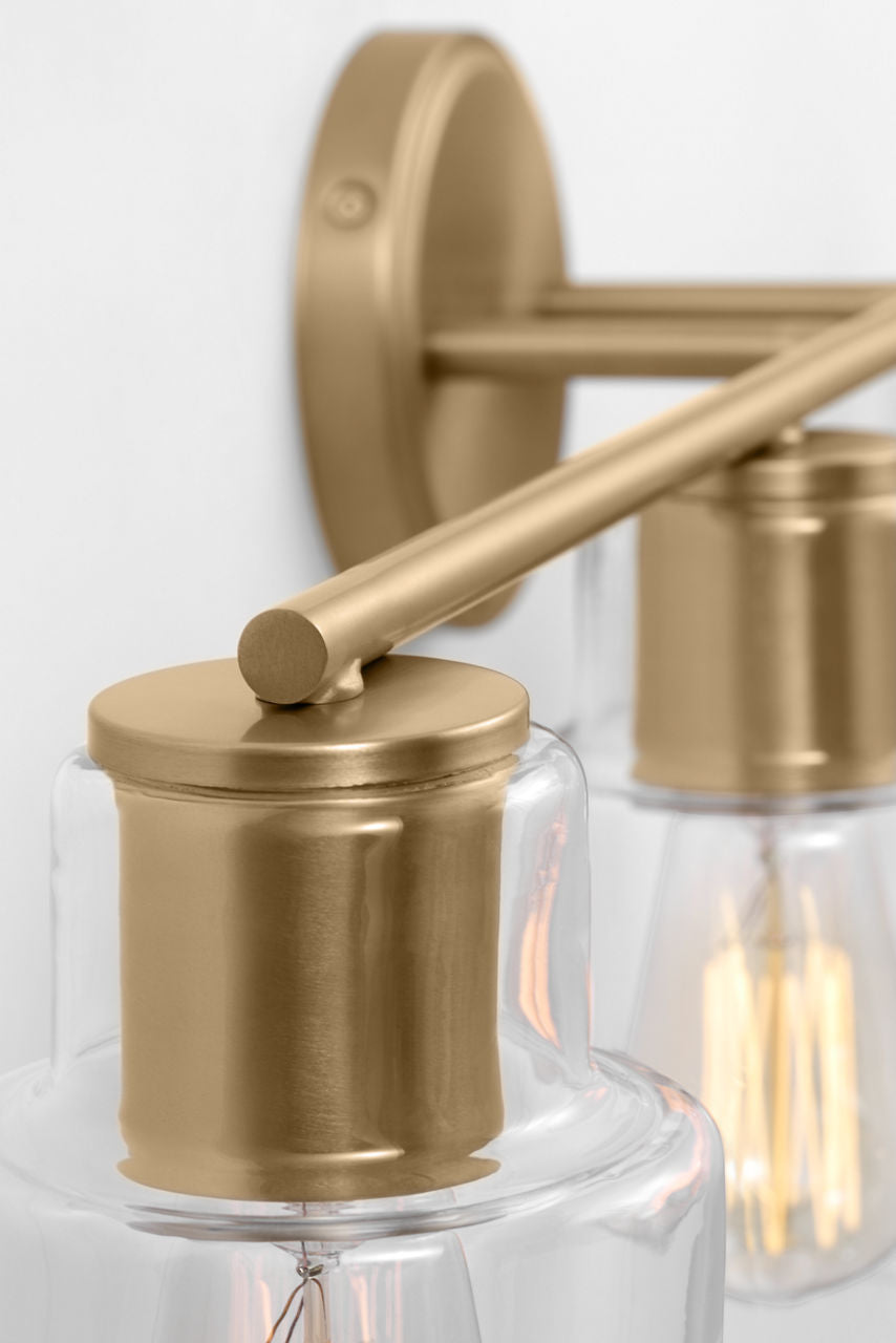 Sayward 4-Light Bath Sconce | Satin Brass Bulb(s) Not Included