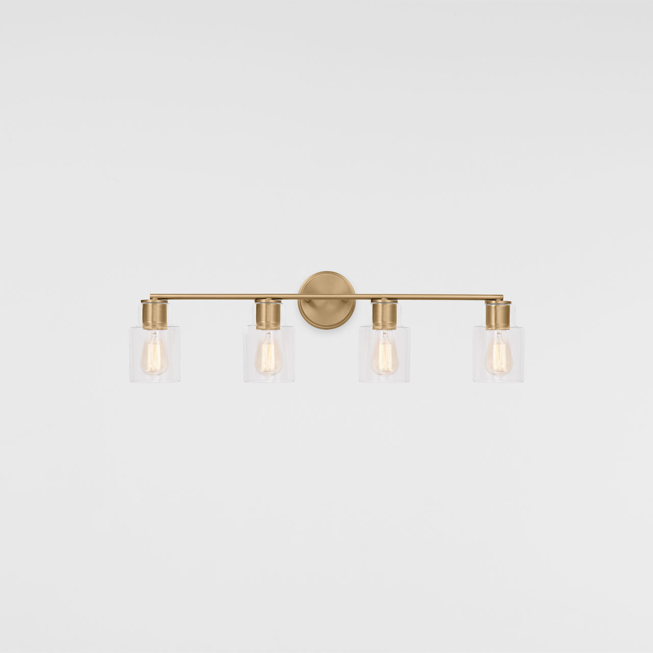 Sayward 4-Light Bath Sconce | Satin Brass Bulb(s) Not Included