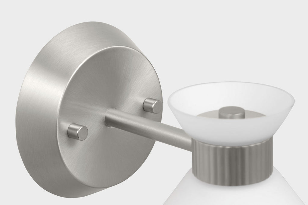 Belcarra Small Sconce Brushed Steel