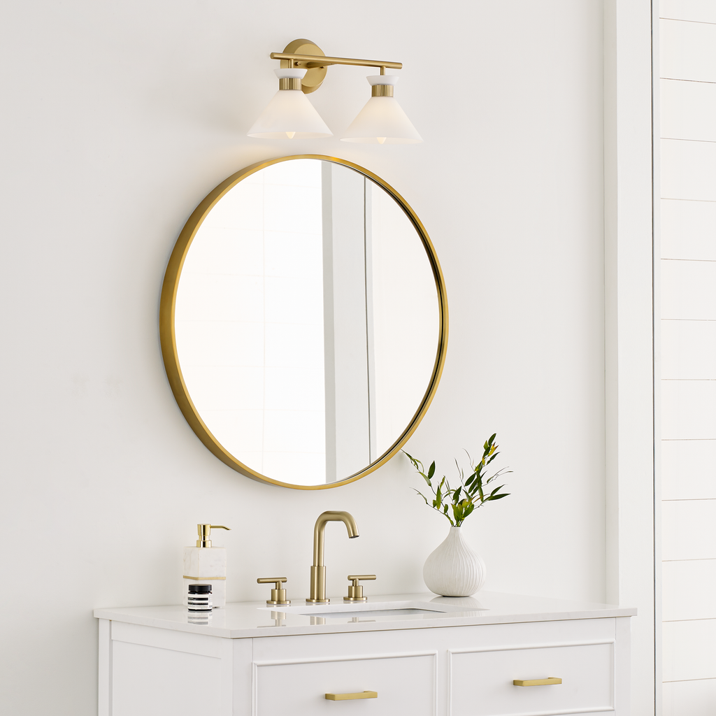 Belcarra 2 - Light Vanity Satin Brass