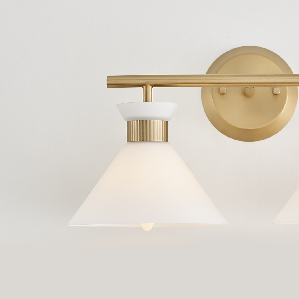 Belcarra 2 - Light Vanity Satin Brass