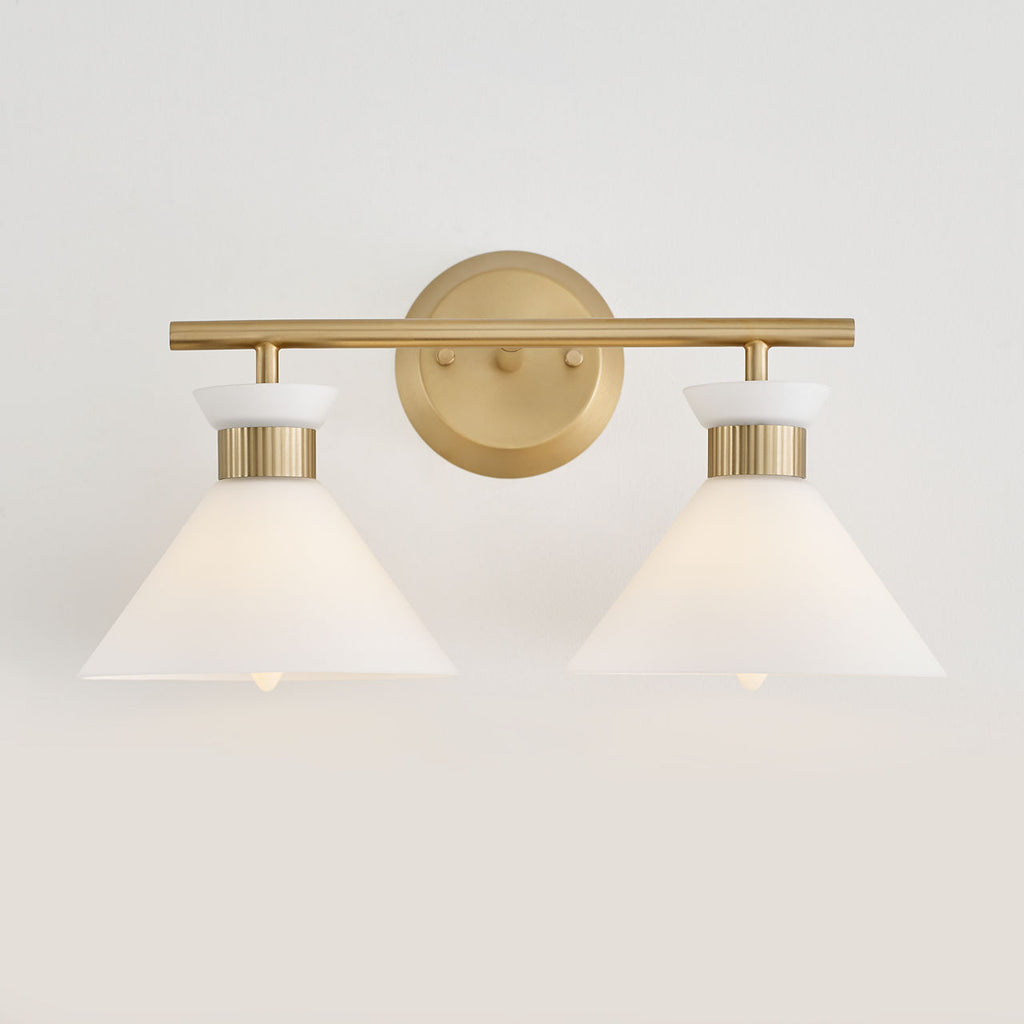 Belcarra 2 - Light Vanity Satin Brass