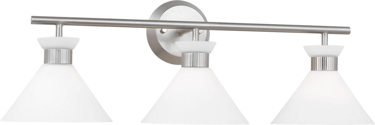 Belcarra 3 - Light Vanity Brushed Steel