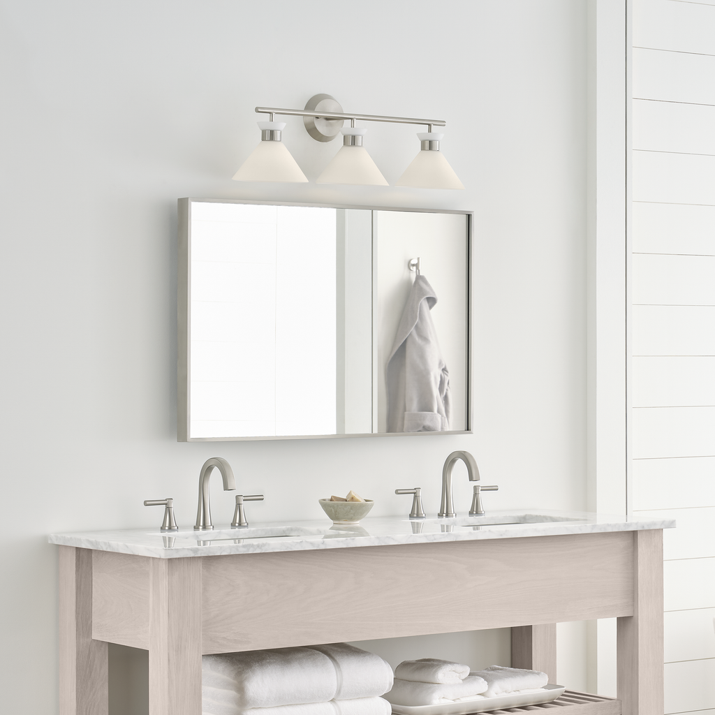 Belcarra 3 - Light Vanity Brushed Steel