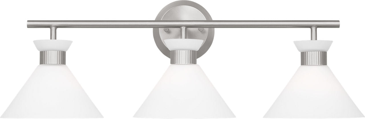 Belcarra 3 - Light Vanity Brushed Steel