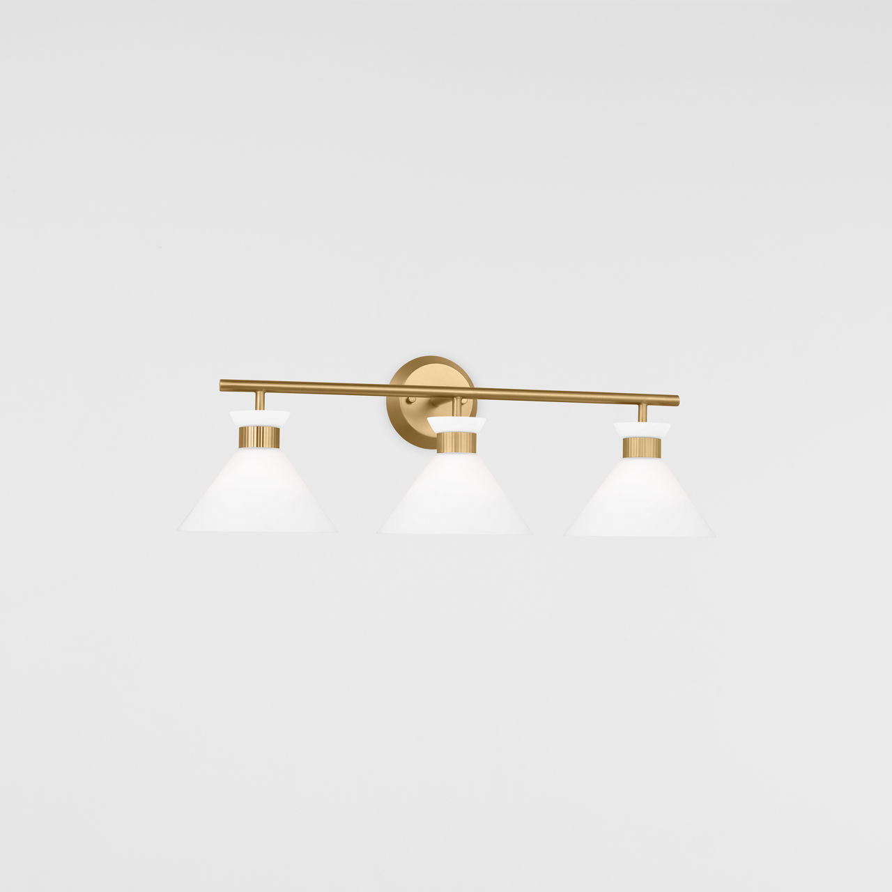 Belcarra 3 - Light Vanity Satin Brass