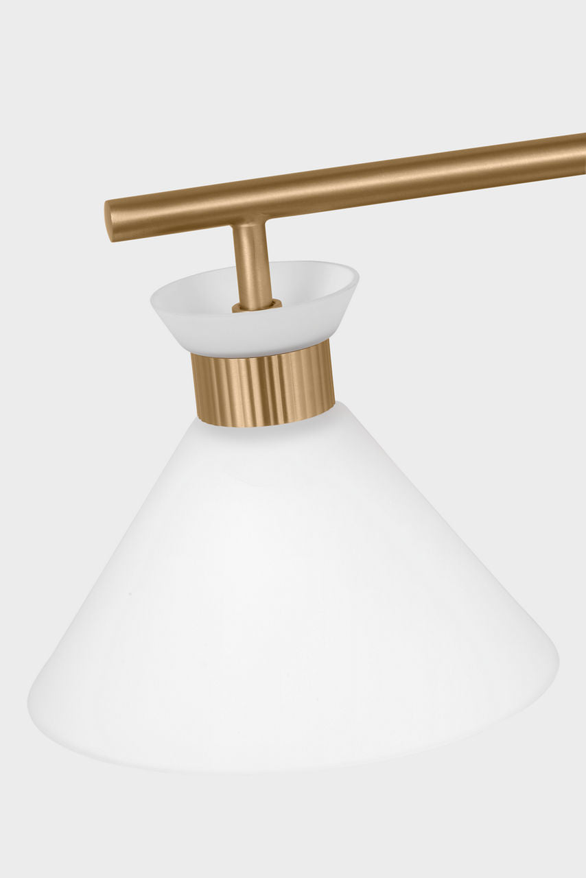 Belcarra 3 - Light Vanity Satin Brass