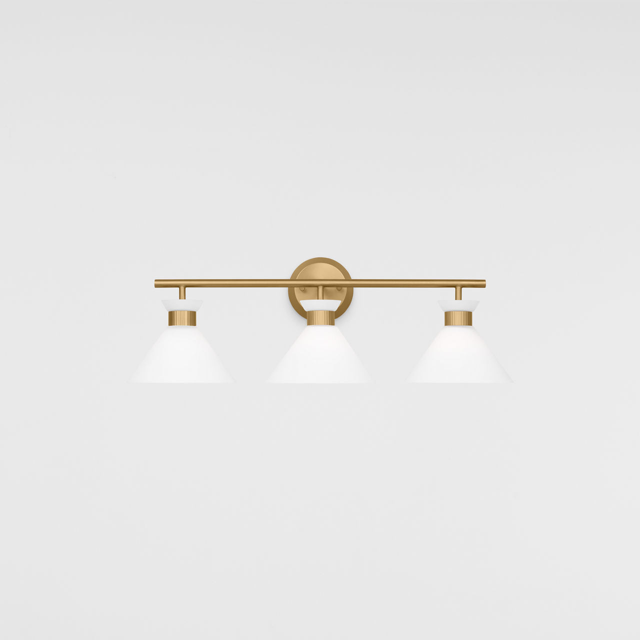 Belcarra 3 - Light Vanity Satin Brass