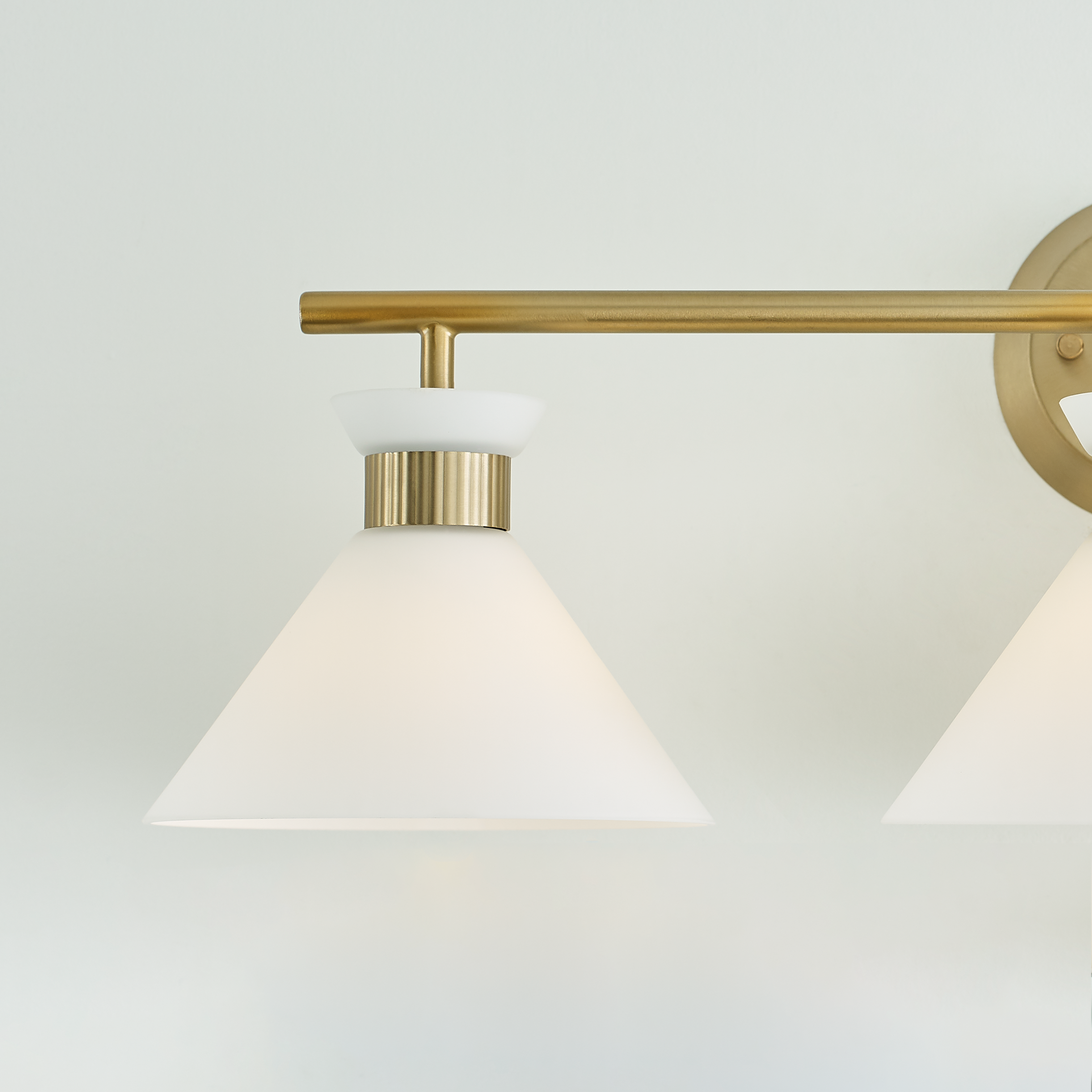 Belcarra 3 - Light Vanity Satin Brass