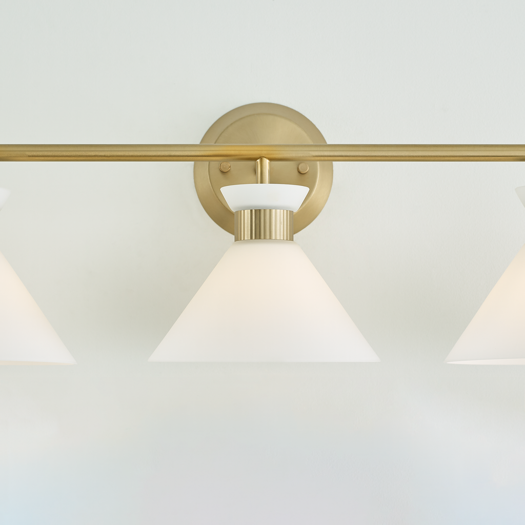 Belcarra 3 - Light Vanity Satin Brass