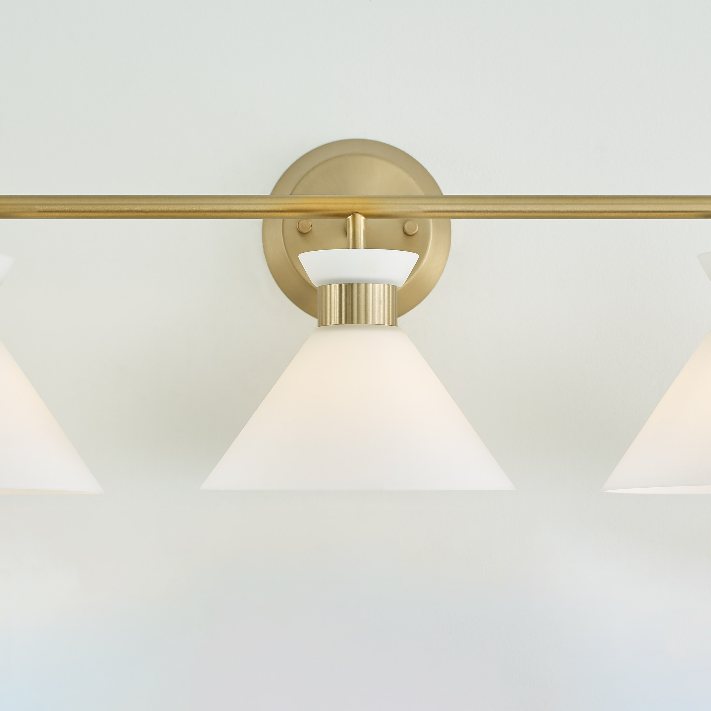 Belcarra 3 - Light Vanity Satin Brass