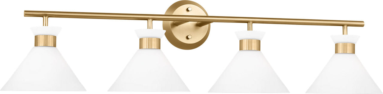 Belcarra 4 - Light Vanity Satin Brass