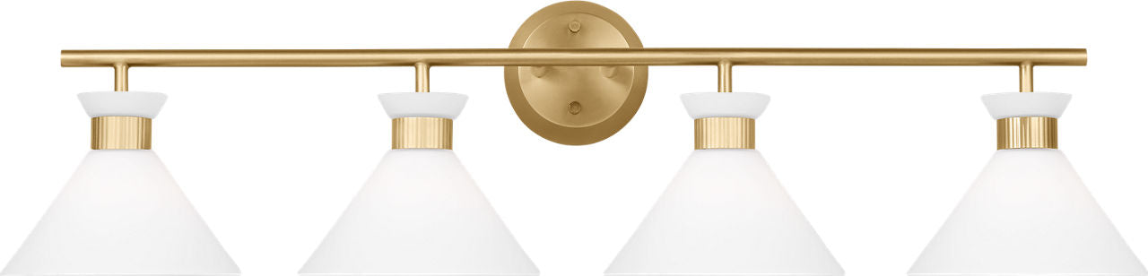 Belcarra 4 - Light Vanity Satin Brass