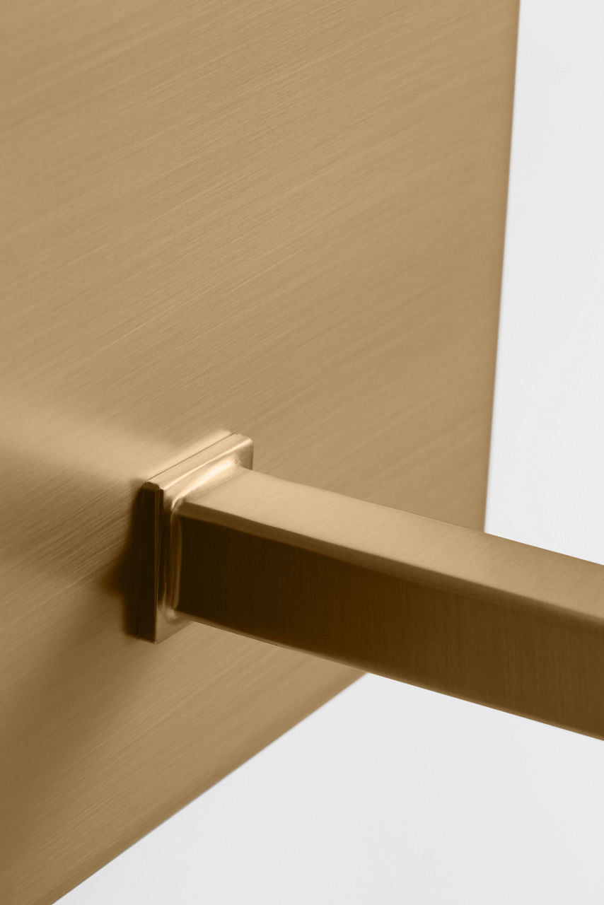 Toffino 1-Light Bath Sconce | Satin Brass | Milk Glass