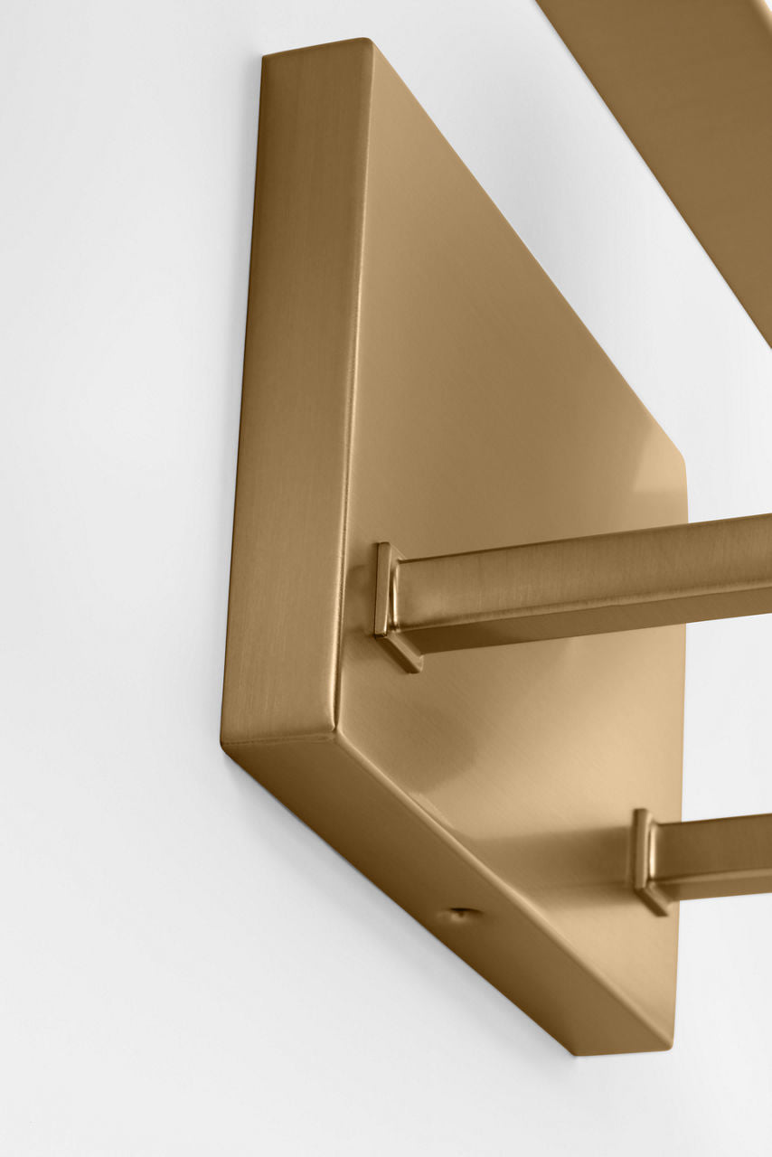 Toffino 4-Light Bath Sconce | Satin Brass | Milk Glass