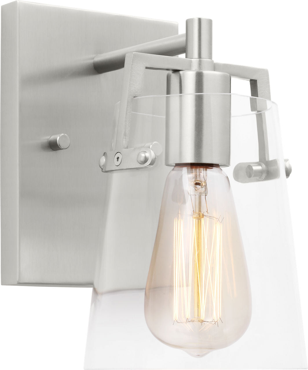 Crofton Small Sconce Brushed Nickel