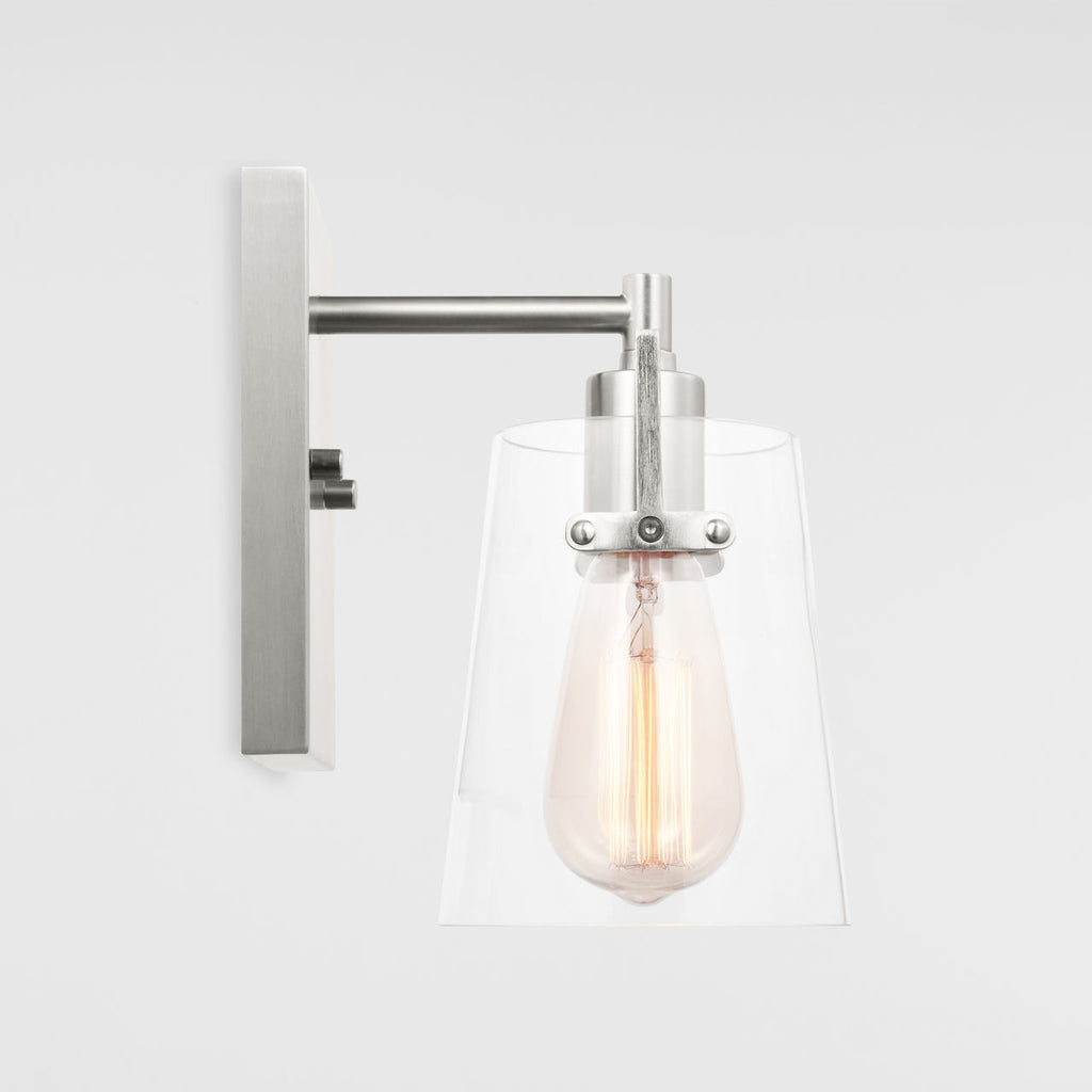 Crofton Small Sconce Brushed Nickel