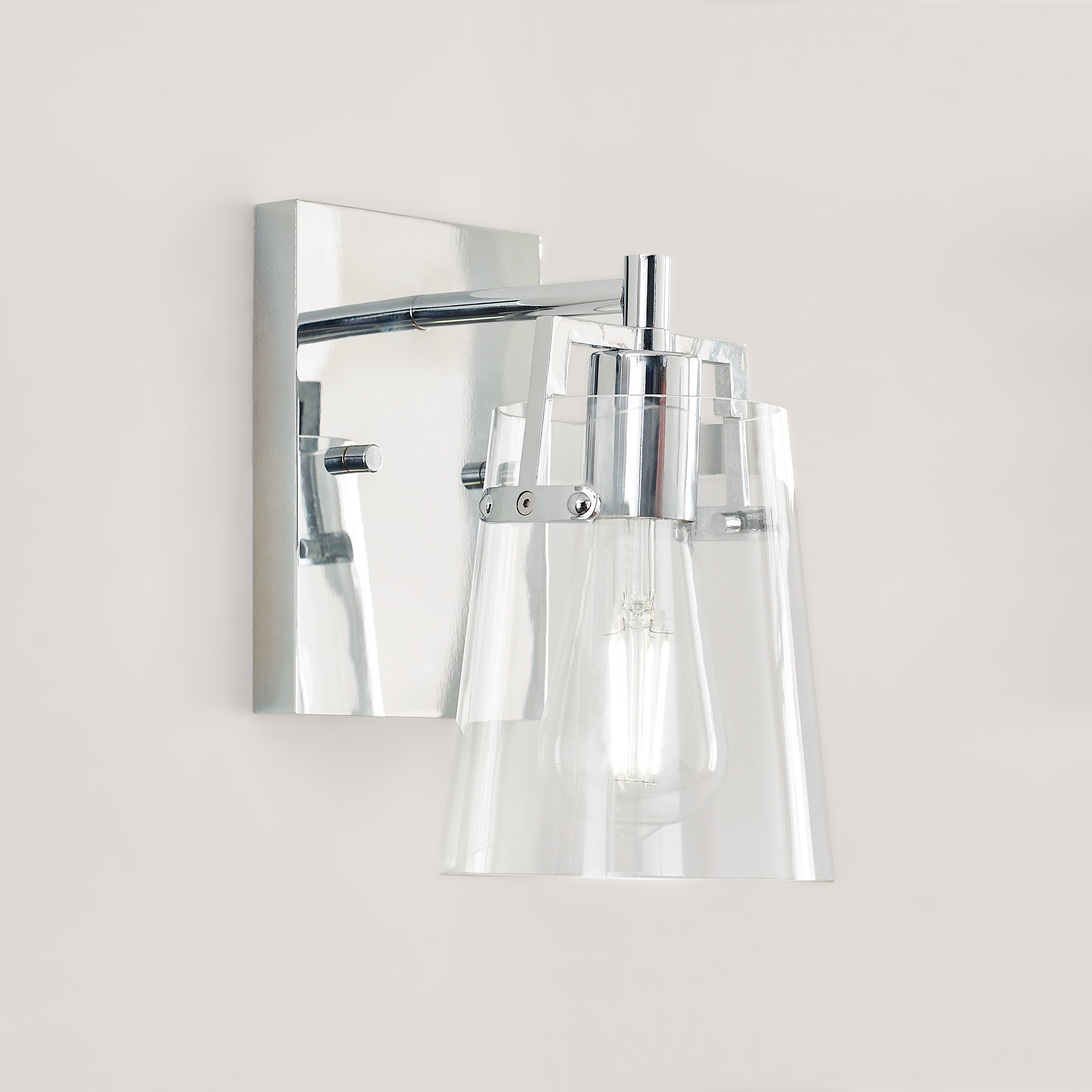 Crofton Small Sconce Chrome