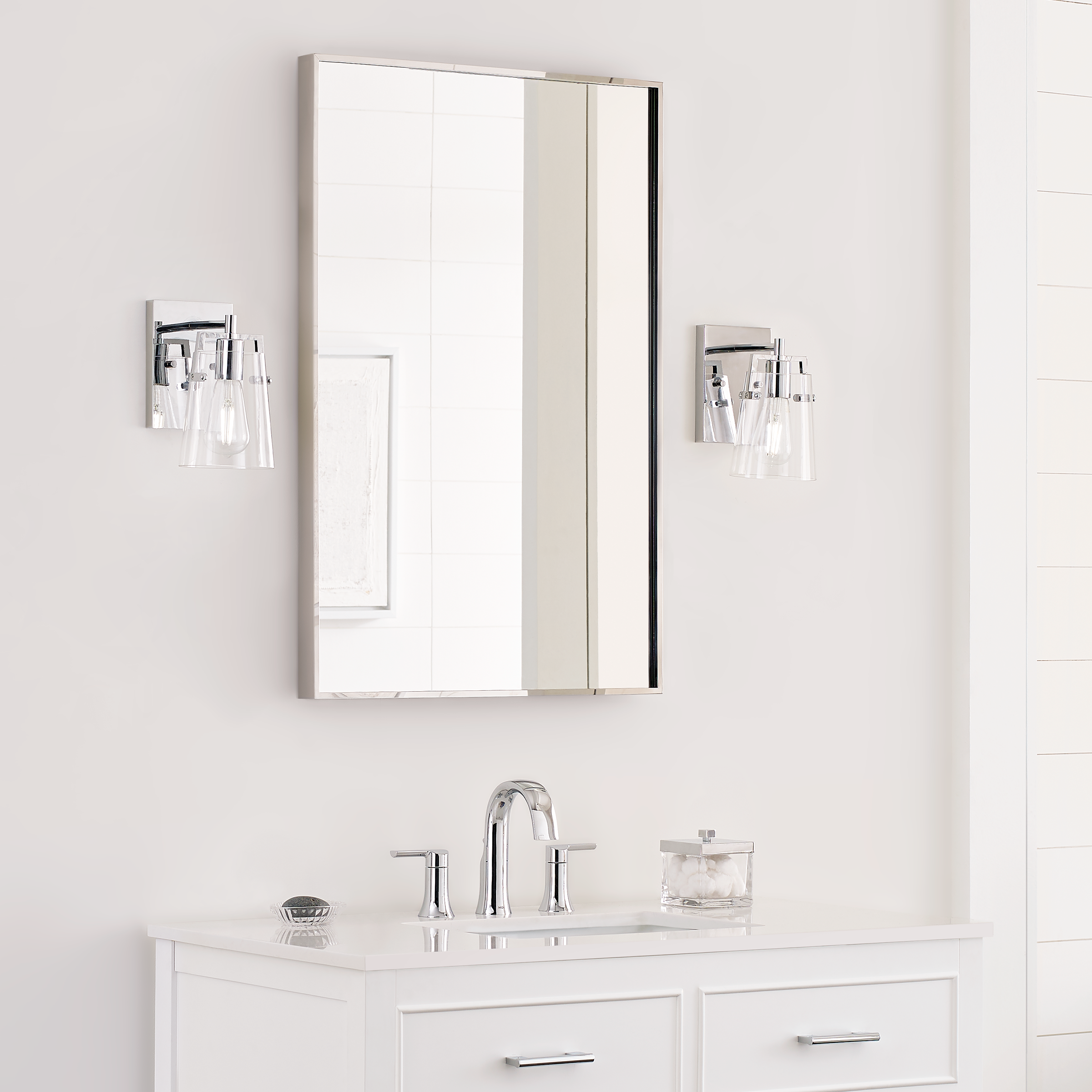 Crofton Small Sconce Chrome