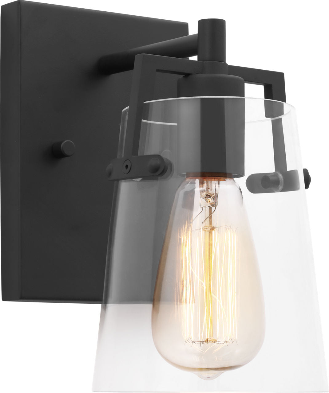 Crofton Small Sconce Midnight Black