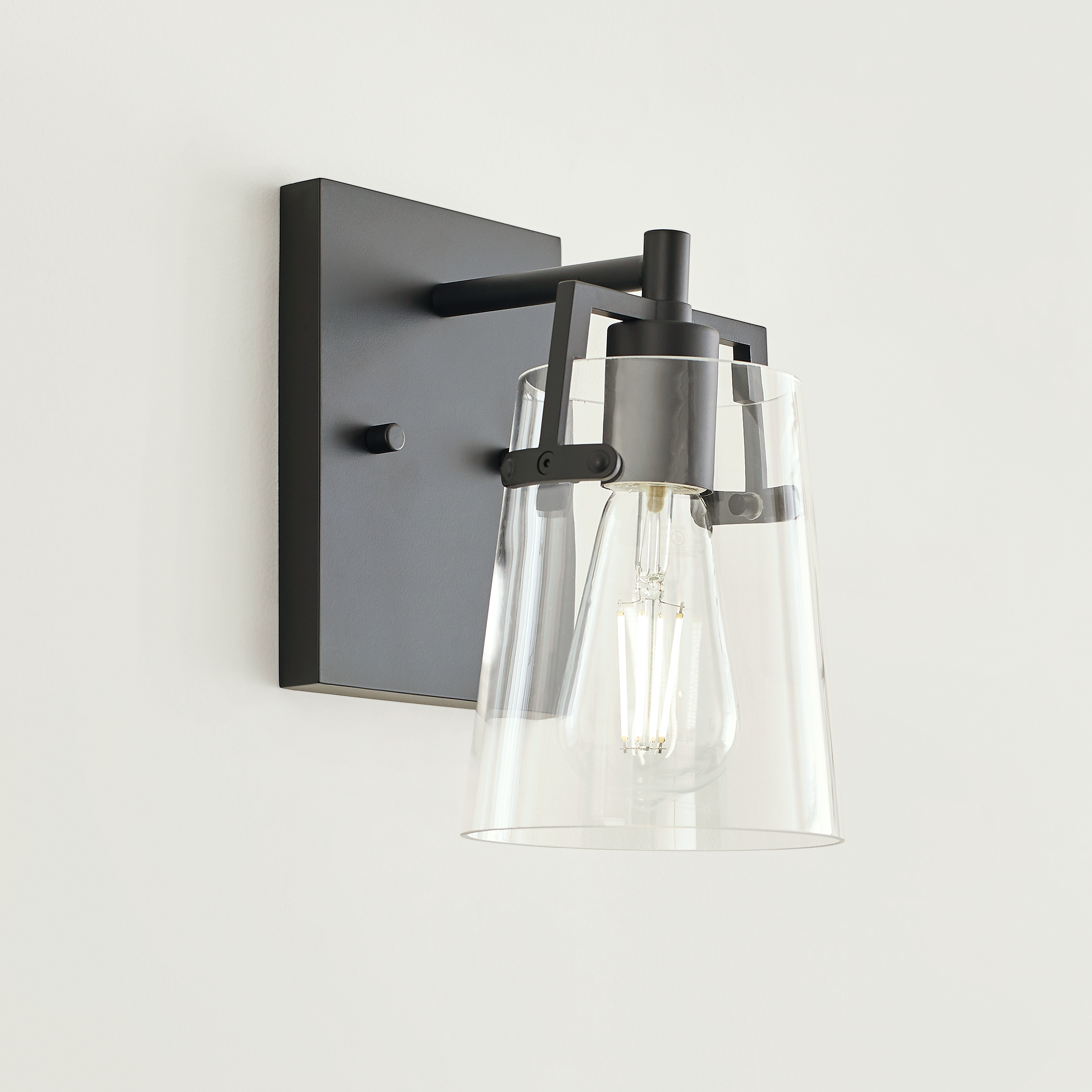 Crofton Small Sconce Midnight Black