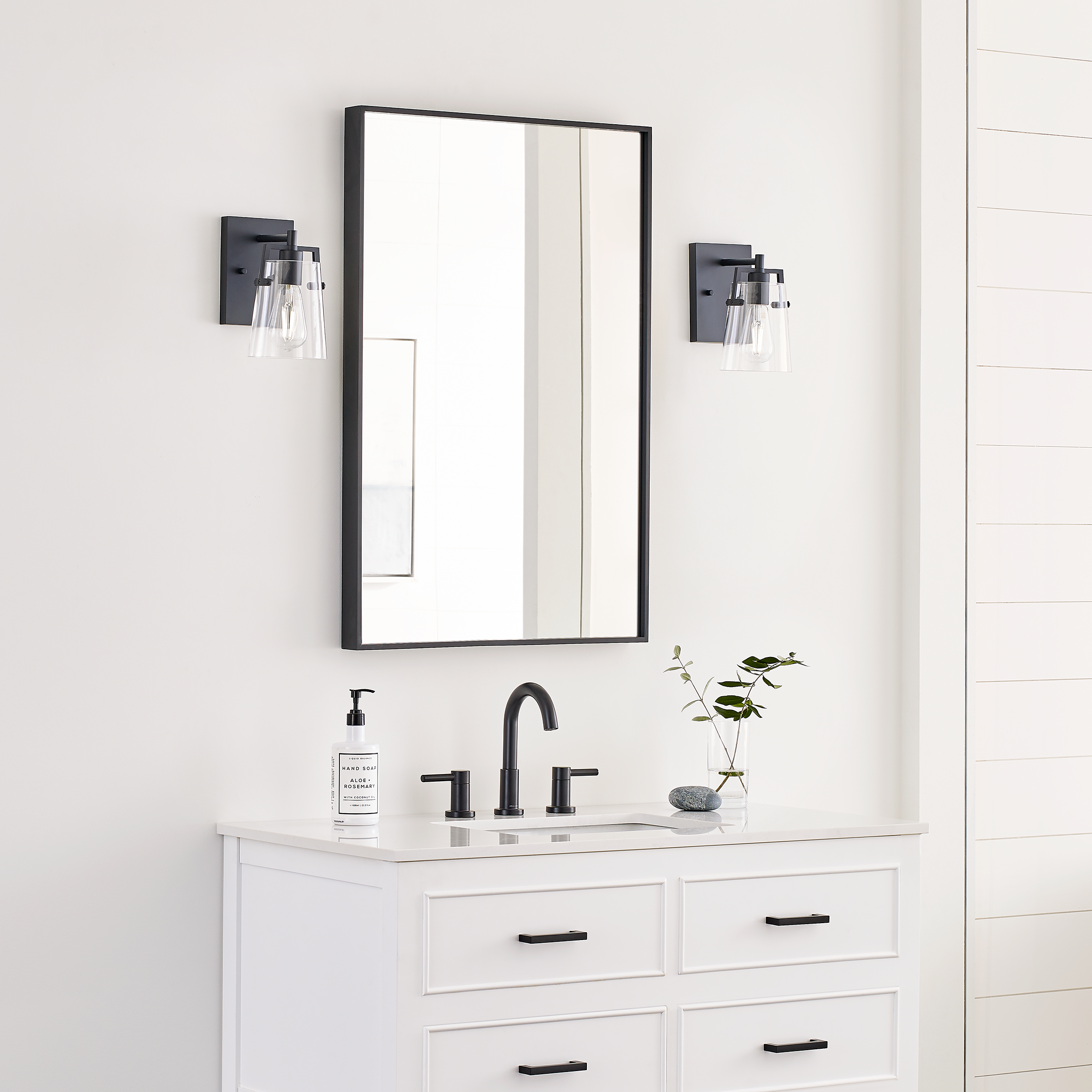 Crofton Small Sconce Midnight Black