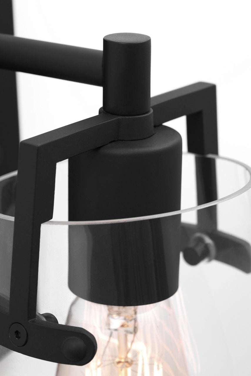 Crofton Small Sconce Midnight Black
