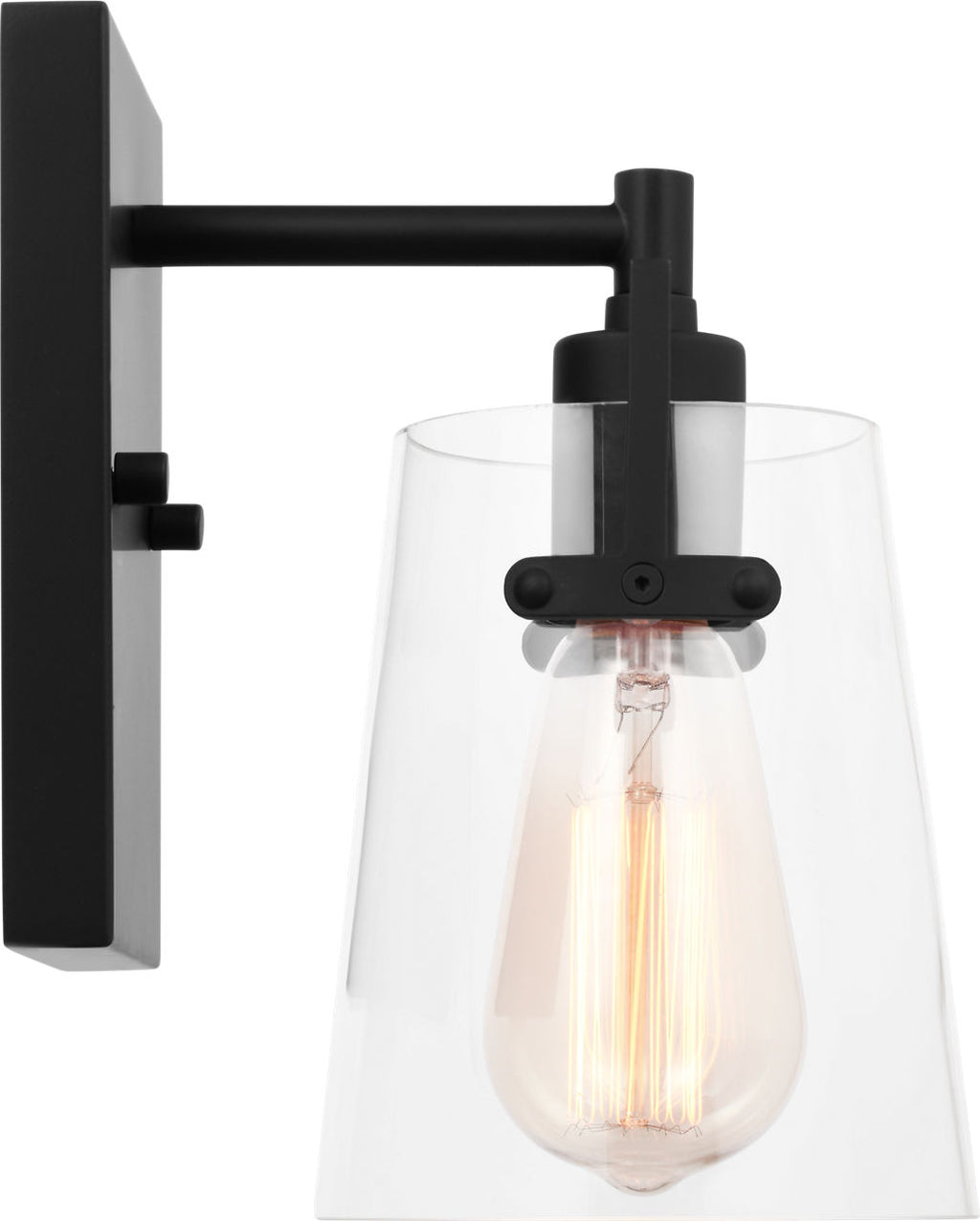 Crofton Small Sconce Midnight Black