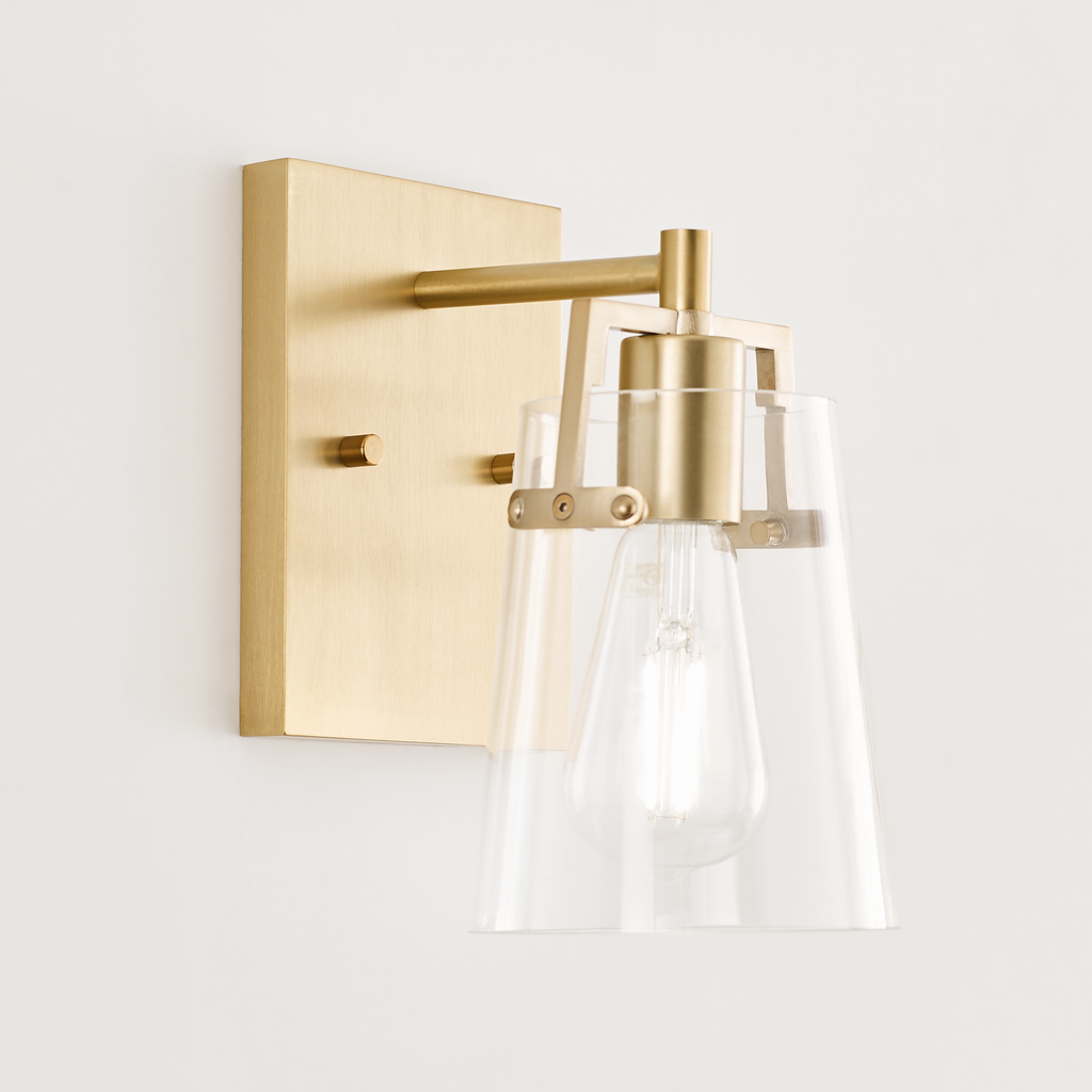 Crofton Small Sconce Satin Brass