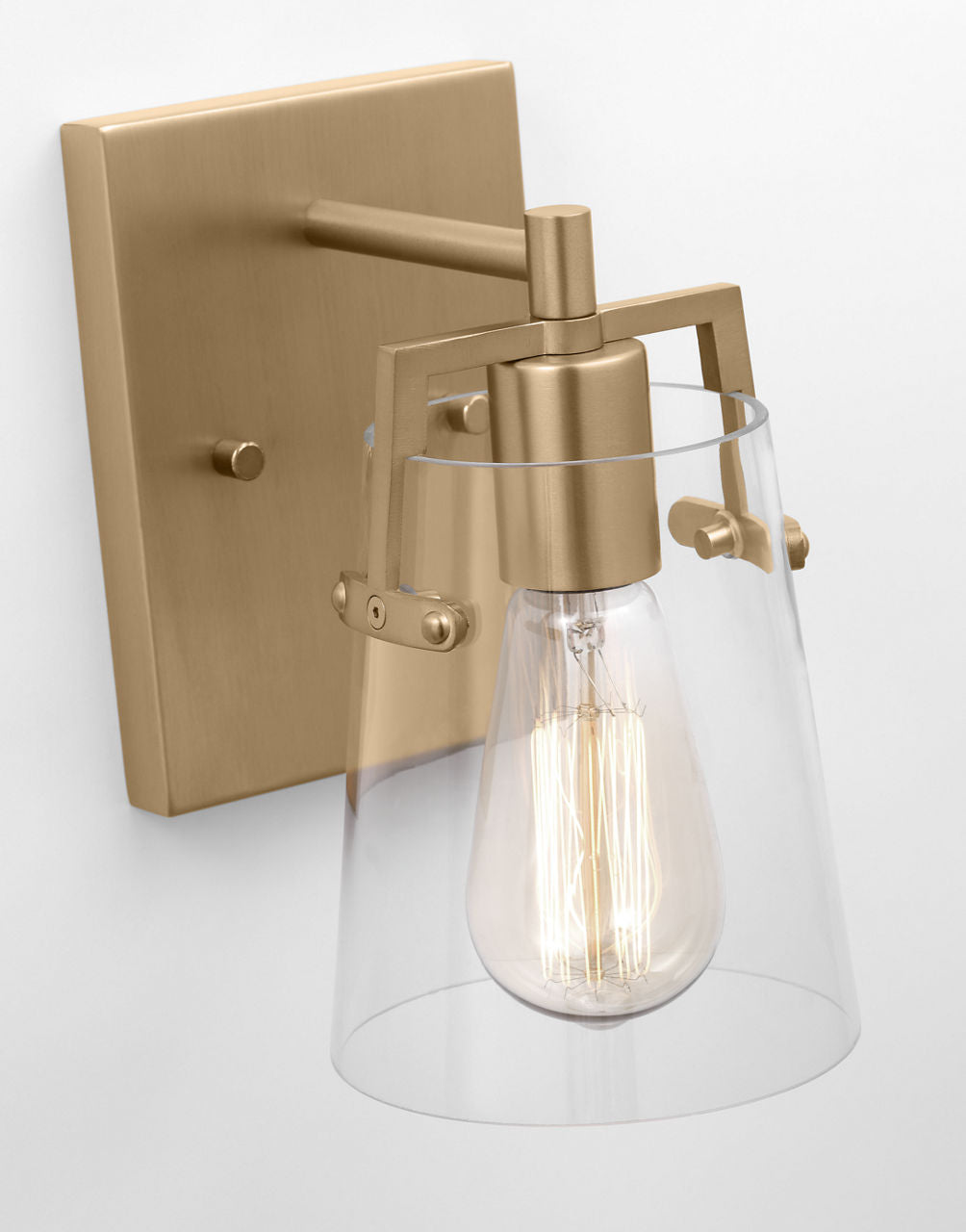 Crofton Small Sconce Satin Brass