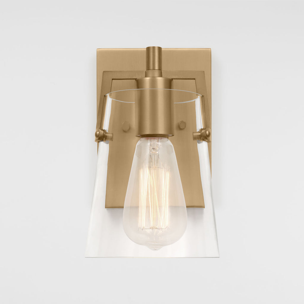 Crofton Small Sconce Satin Brass