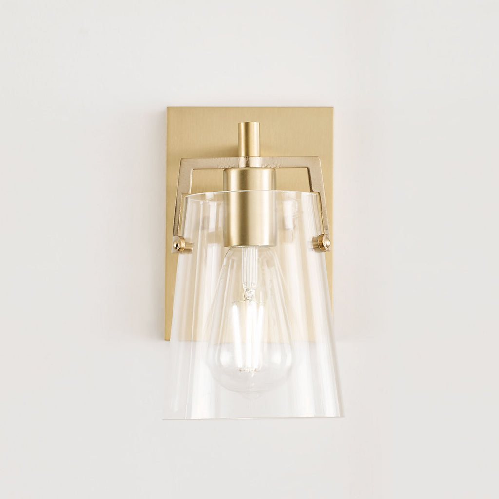 Crofton Small Sconce Satin Brass