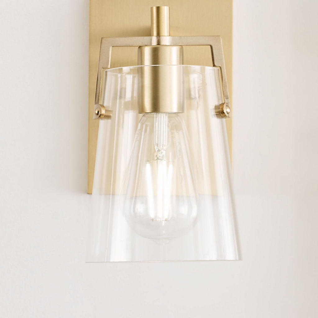 Crofton Small Sconce Satin Brass