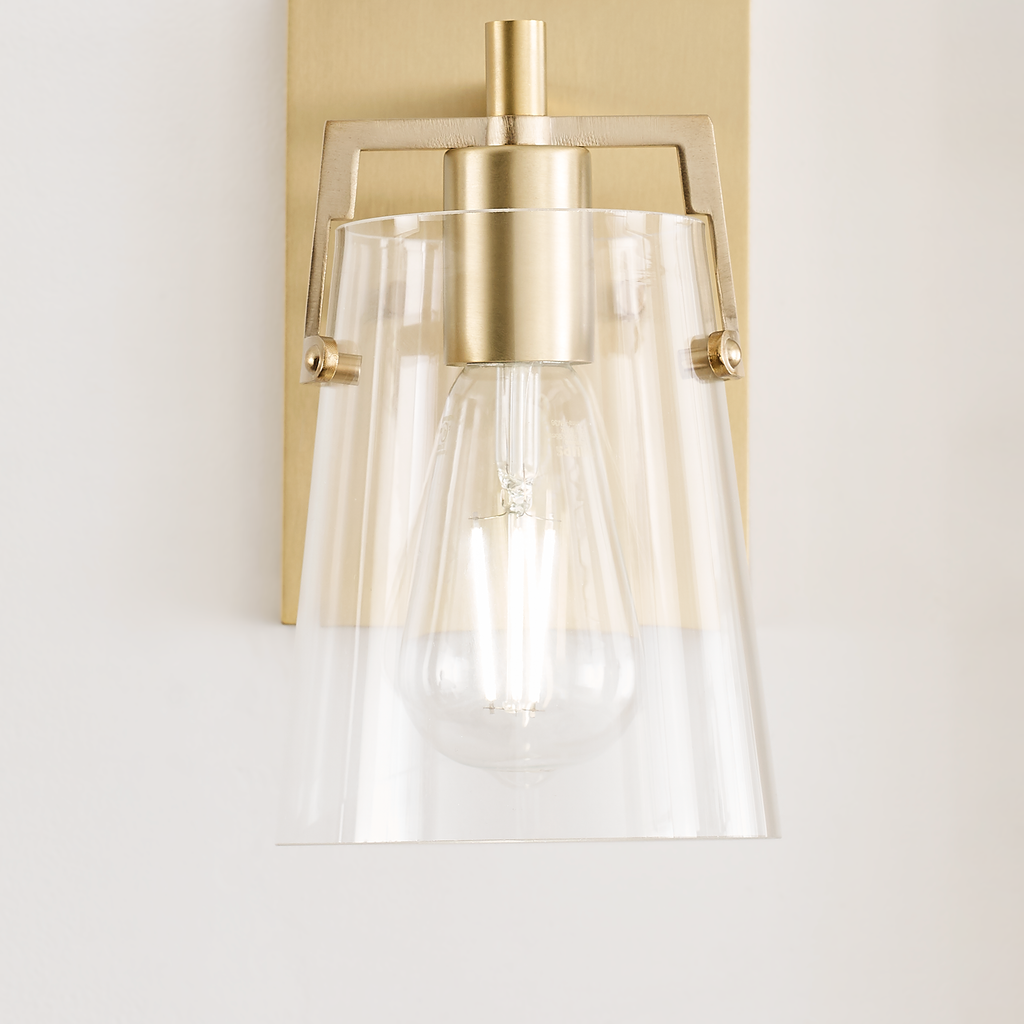Crofton Small Sconce Satin Brass