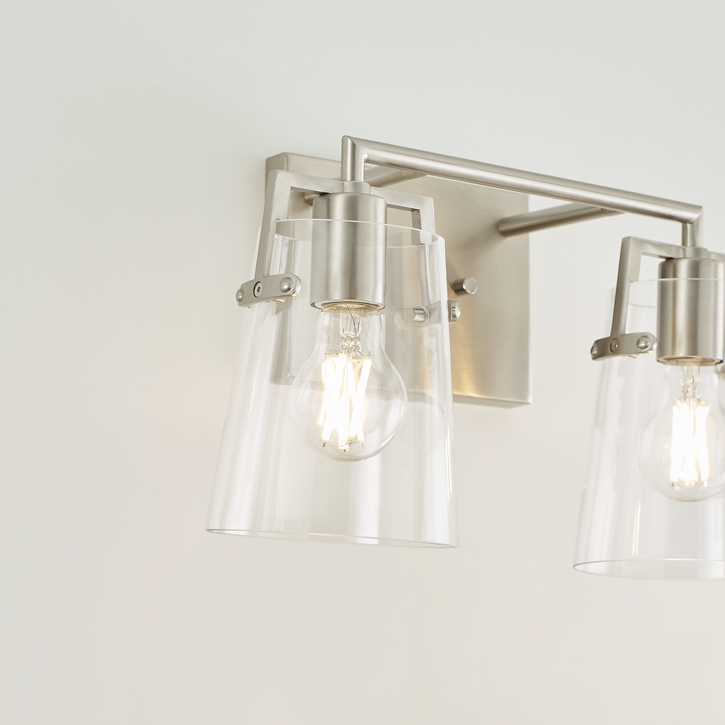 Crofton 2 - Light Vanity Brushed Nickel