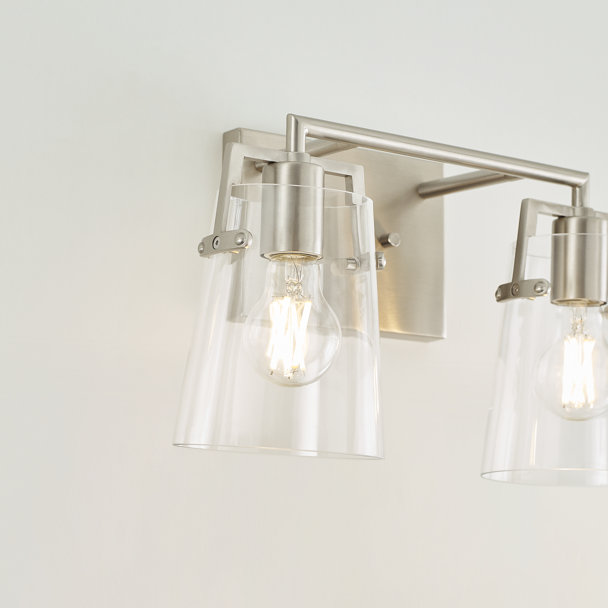 Crofton 2 - Light Vanity Brushed Nickel