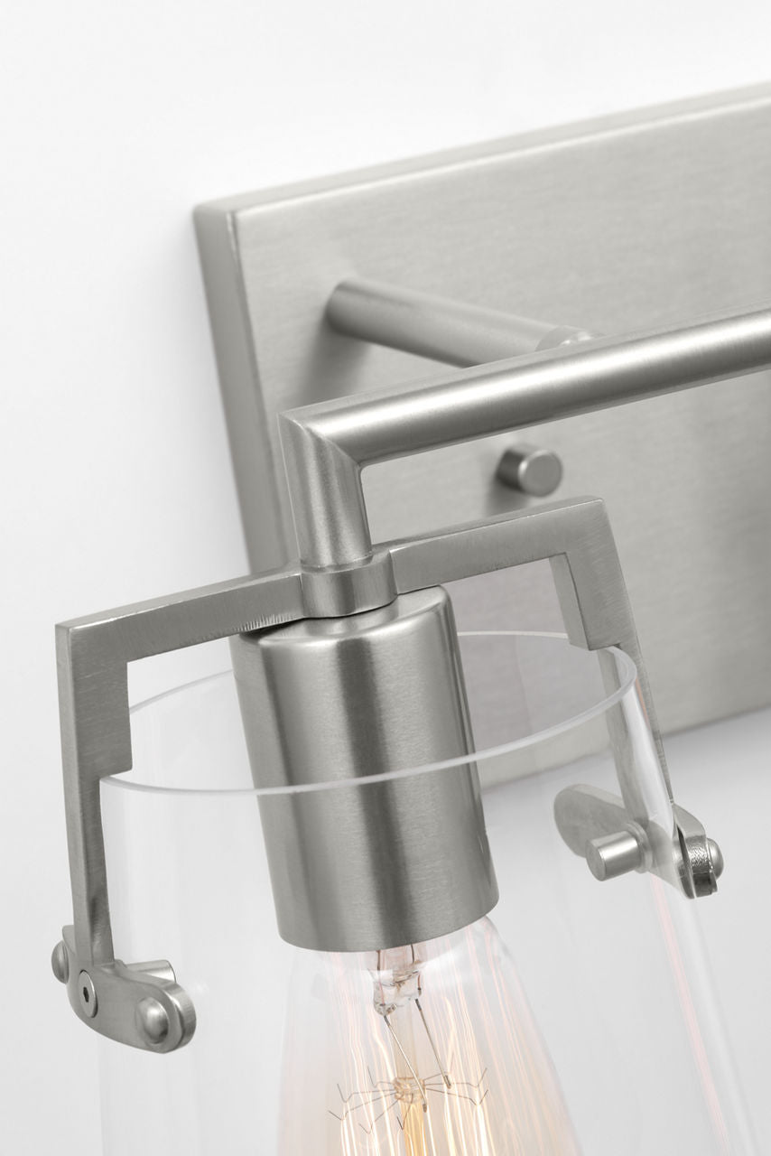 Crofton 2 - Light Vanity Brushed Nickel